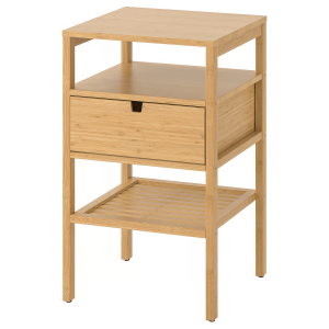 Bamboo Bedside Table with Drawer
